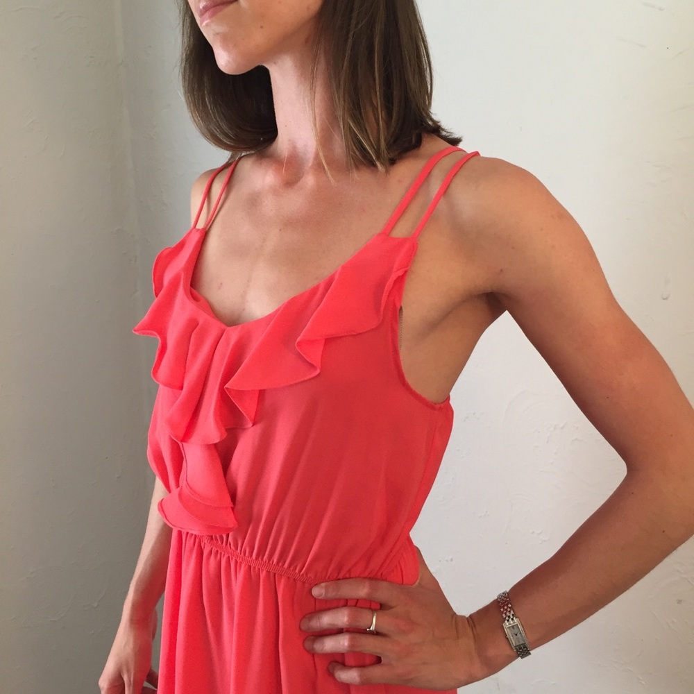 Coral dress